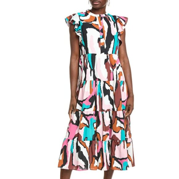 Size XXL // *LIKE NEW* CROSBY by Mollie Burch Napa Midi Dress - Picture 1 of 6